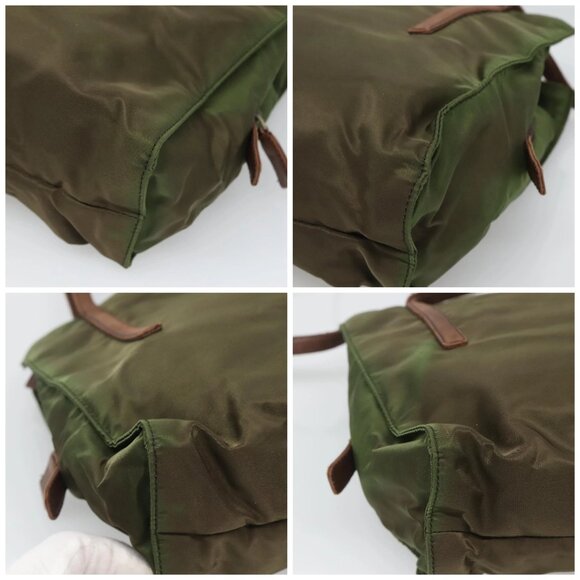 PRADA Shoulder Bag Nylon Khaki Auth 119570 - Picture 14 of 16